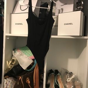 Naked wardrobe black bodysuit